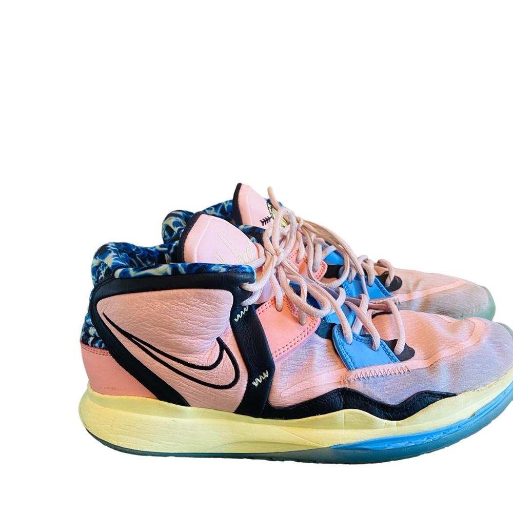 Nike Kyrie Infinity 8 -Valentine’s Day Pink / Multicolor Blue Shoes 12 - Picture 2 of 14